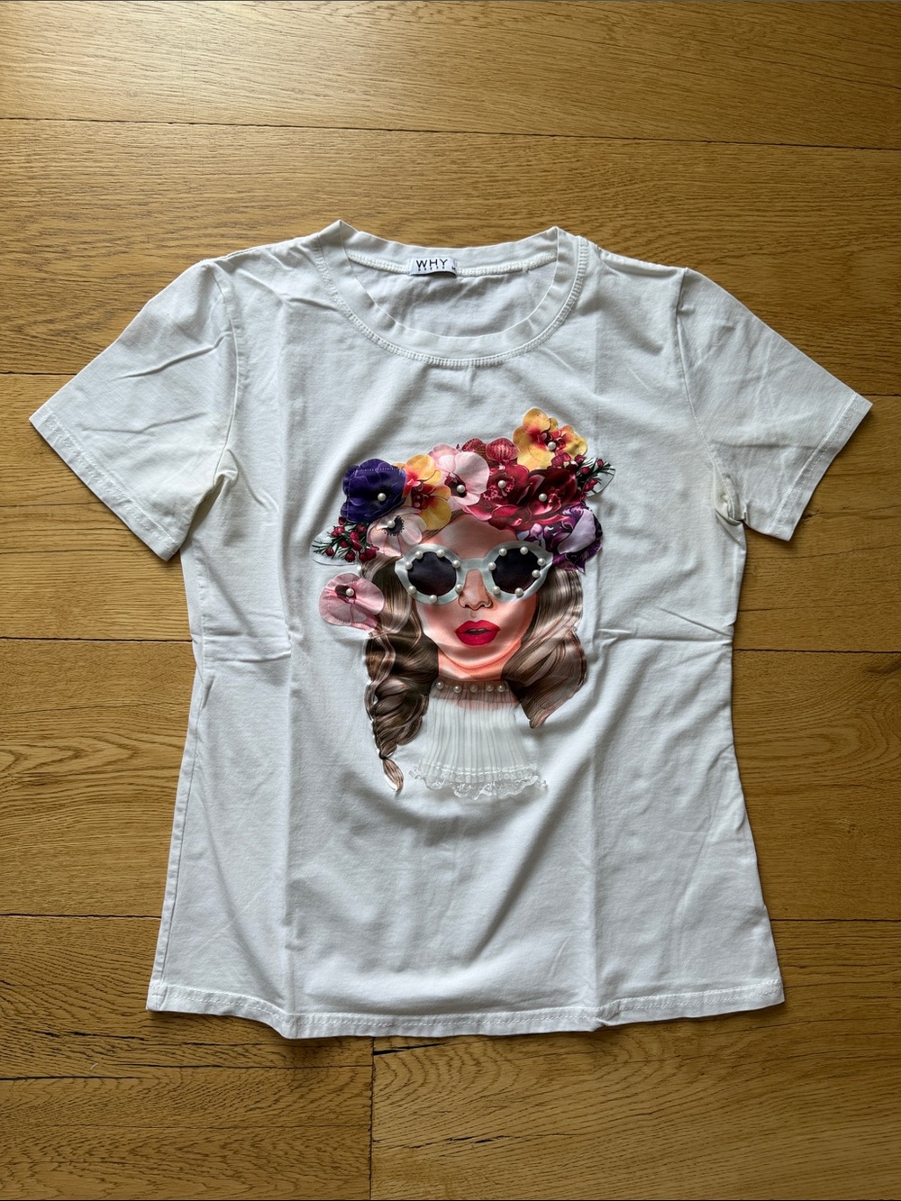 White Graphic Tee